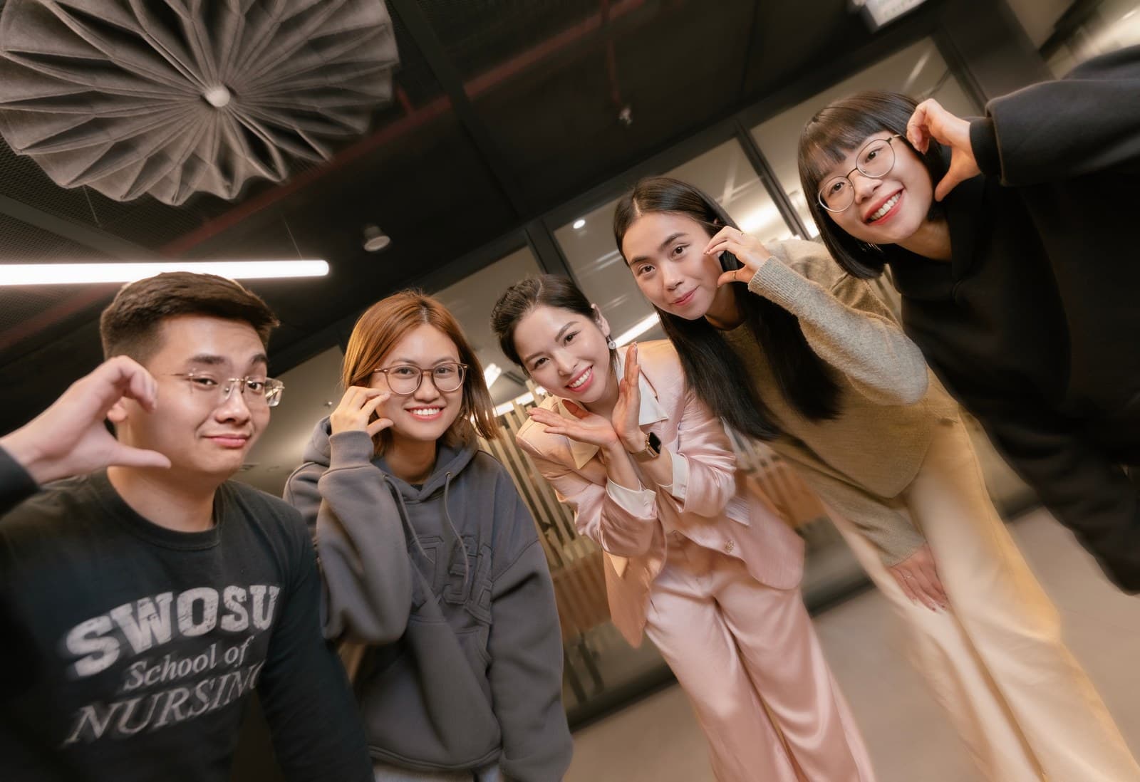 SAPI teammates taking a selfie together