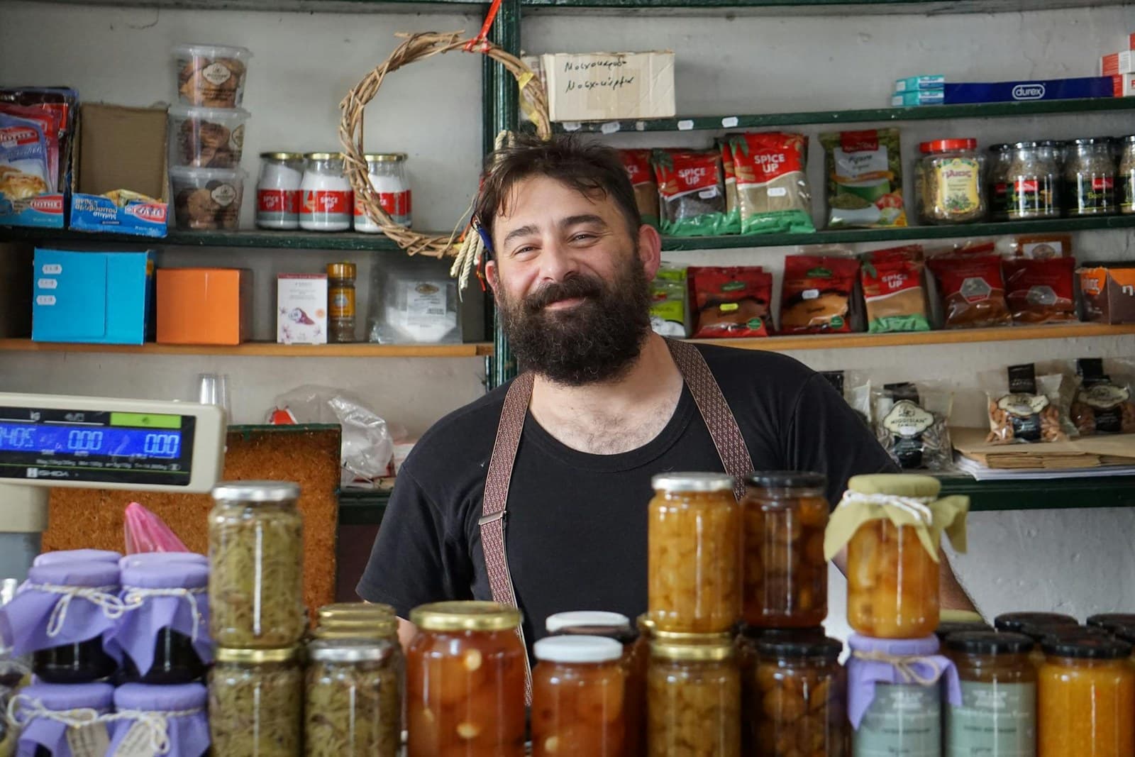 Small business owner smiling